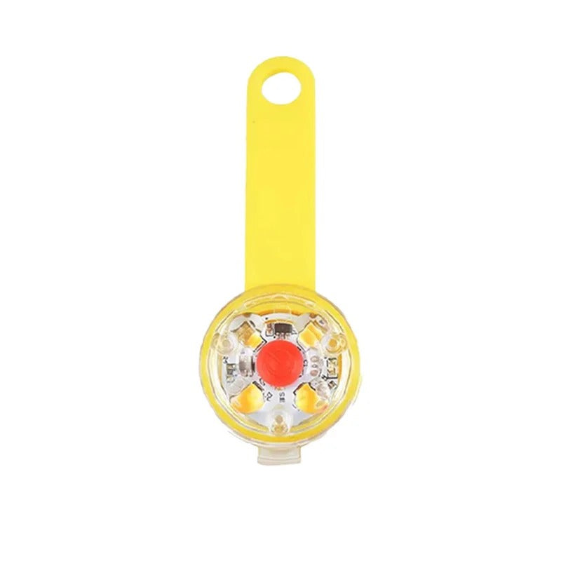 LED-lampa för hundhalsband – synlig i mörker Gul