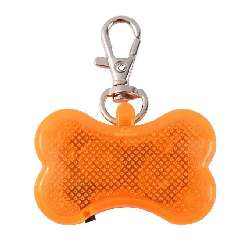 LED-lampa för hundhalsband – hundlampa Orange