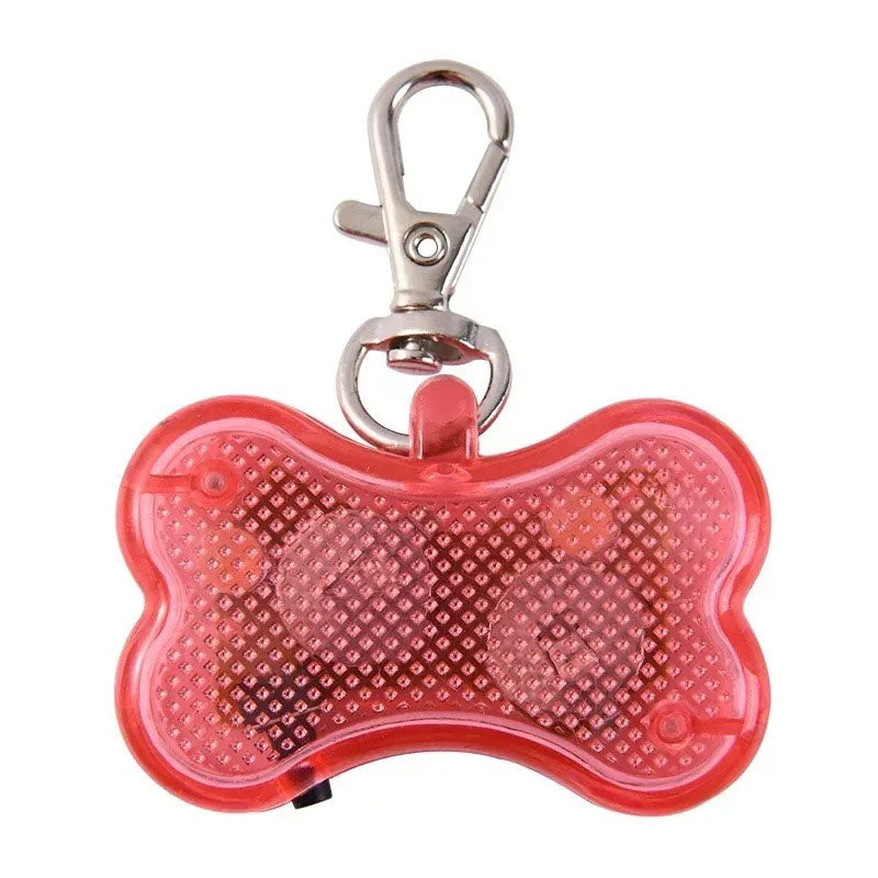 LED-lampa för hundhalsband – hundlampa Rosa