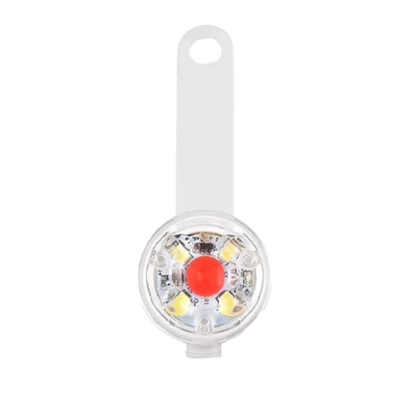 LED-lampa för hundhalsband – synlig i mörker Vitt