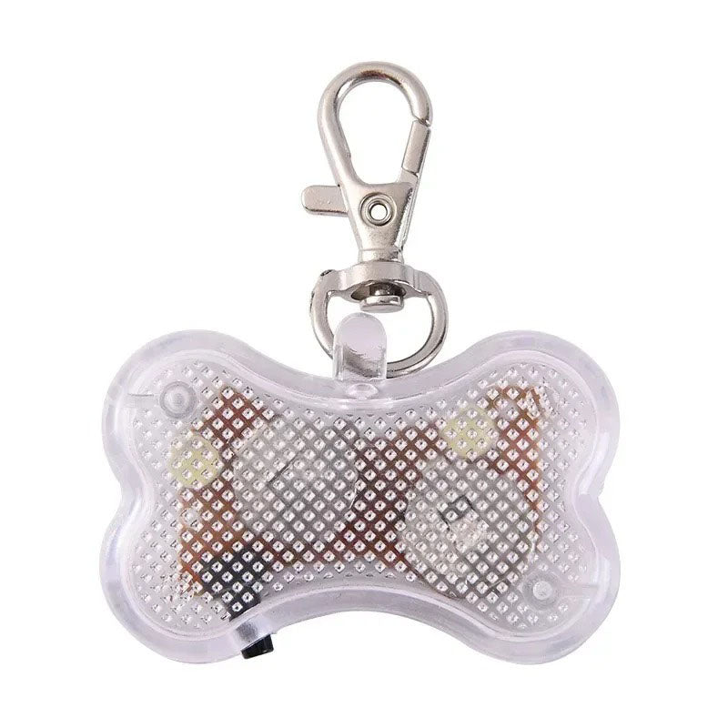 LED-lampa för hundhalsband – hundlampa Vit
