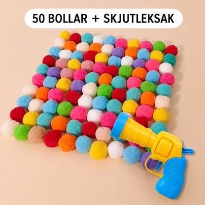 Aktiveringsleksak med bollskjutare för katt 50st
