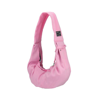 Bärsele och slingväska för små hundar & katter Rosa