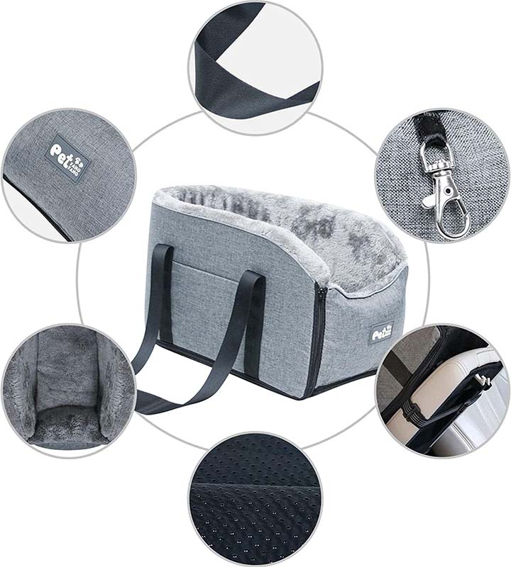 Bilstol för hund och katt - mjuk & trygg bilstol