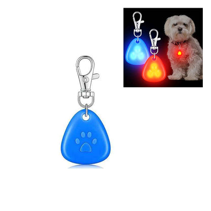 Blinkande LED hängsmycke för hundhalsband Blå
