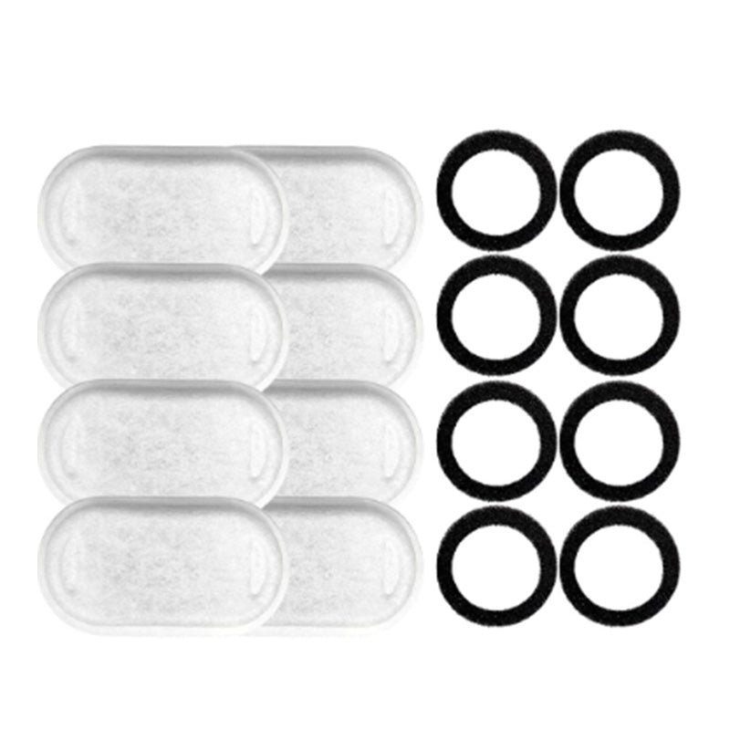 Filter till Kattfontän i rostfritt stål 8-pack