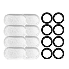 Filter till Kattfontän i rostfritt stål 8-pack