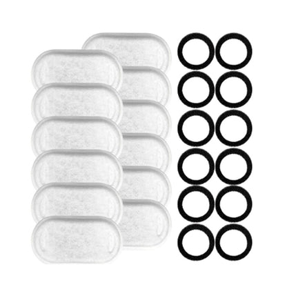 Filter till Kattfontän i rostfritt stål 12-pack