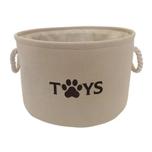 Förvaringskorg för hund- & kattleksaker Beige