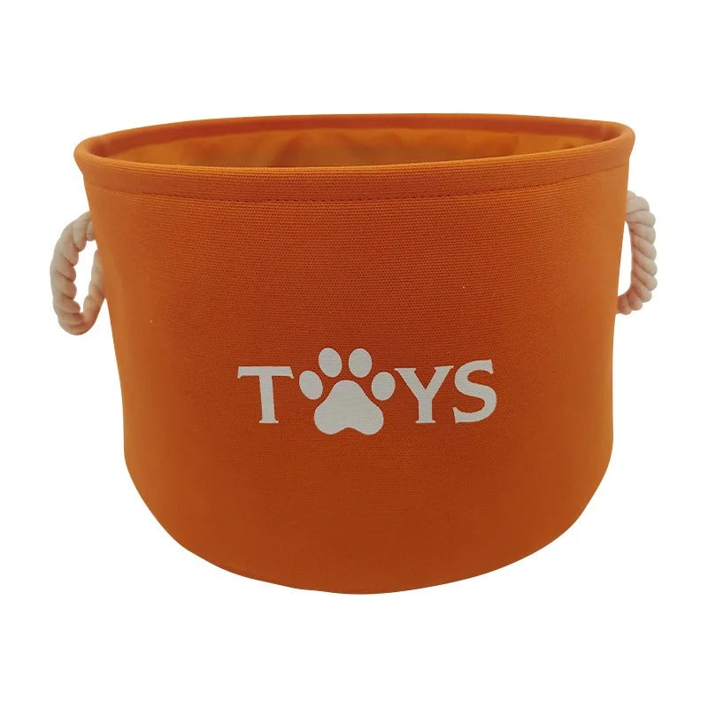 Förvaringskorg för hund- & kattleksaker Orange