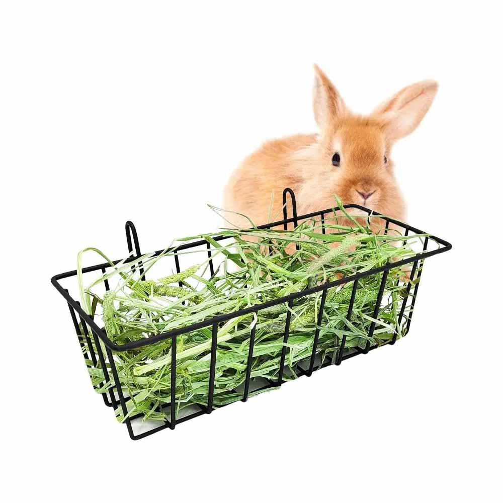 Höhållare i metall för kanin och smådjur