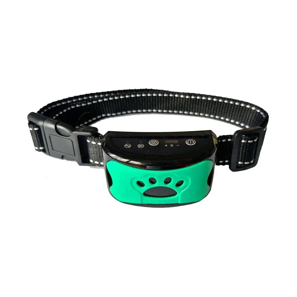 Hundhalsband mot skällande - minska skällande Grön