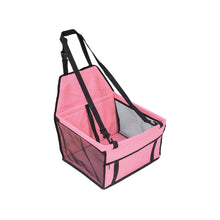 Hundkorg bil – säker och vikbar transportlösning Rosa