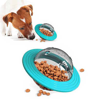 Hundleksak med godis – aktiveringsboll för träning Turkos