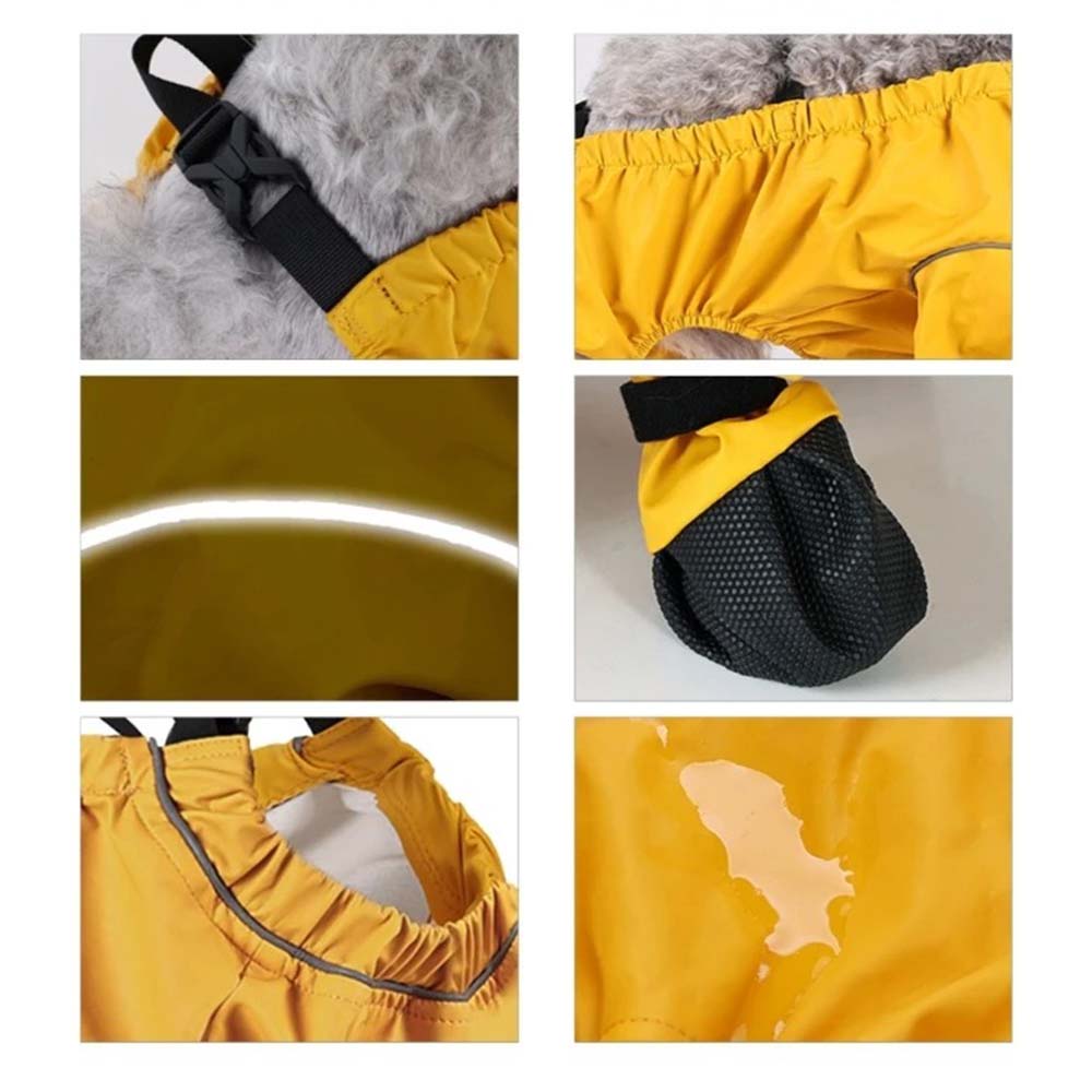Hundoverall hundjacka med tasskydd