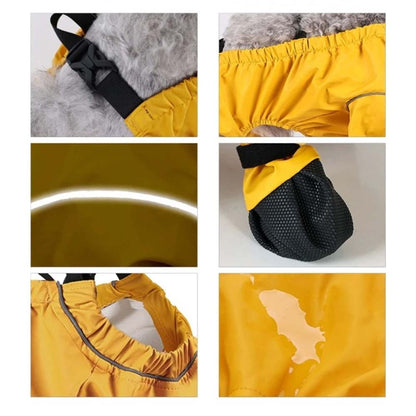 Hundoverall hundjacka med tasskydd