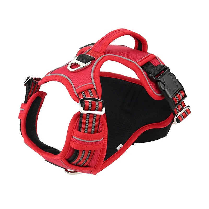 Hundsele med anti-drag funktion – justerbar & reflex