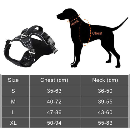 Hundsele med anti-drag funktion – justerbar & reflex