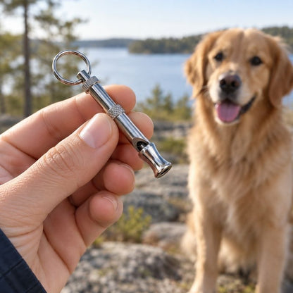 Hundvisselpipa med justerbar ton