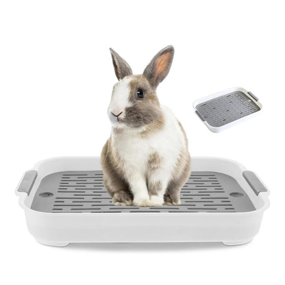 Kanin toalett för smådjur – lätt att rengöra