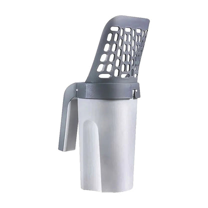 Kattsandsskopa med behållare - enkel rengöring Kattsandsskopa