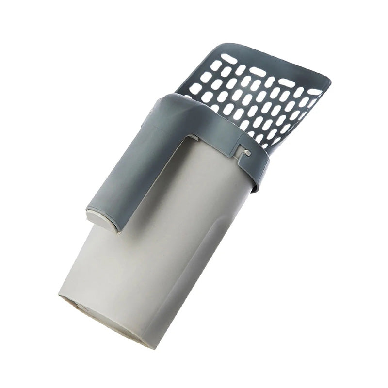 Kattsandsskopa med behållare - enkel rengöring