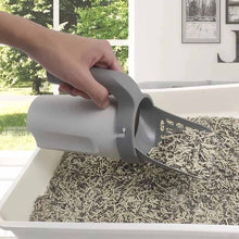 Kattsandsskopa med behållare - enkel rengöring