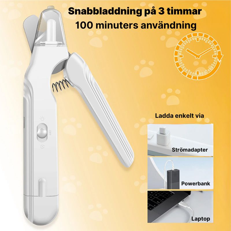 Klosax och klotrimmer för hund & katt – LED & laddbar