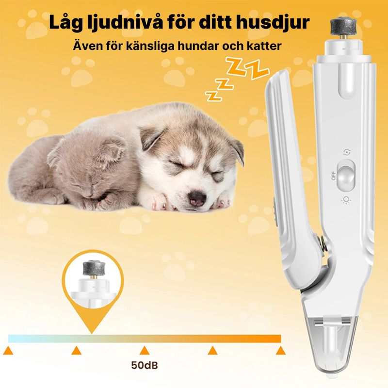 Klosax och klotrimmer för hund & katt – LED & laddbar