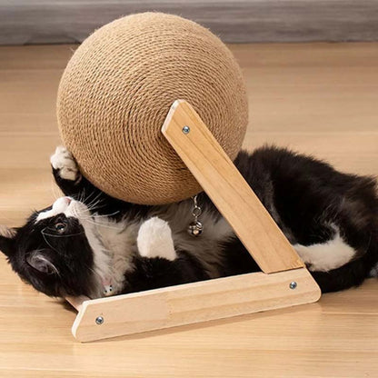 Klösboll för katt - klösleksak för kattens aktivering