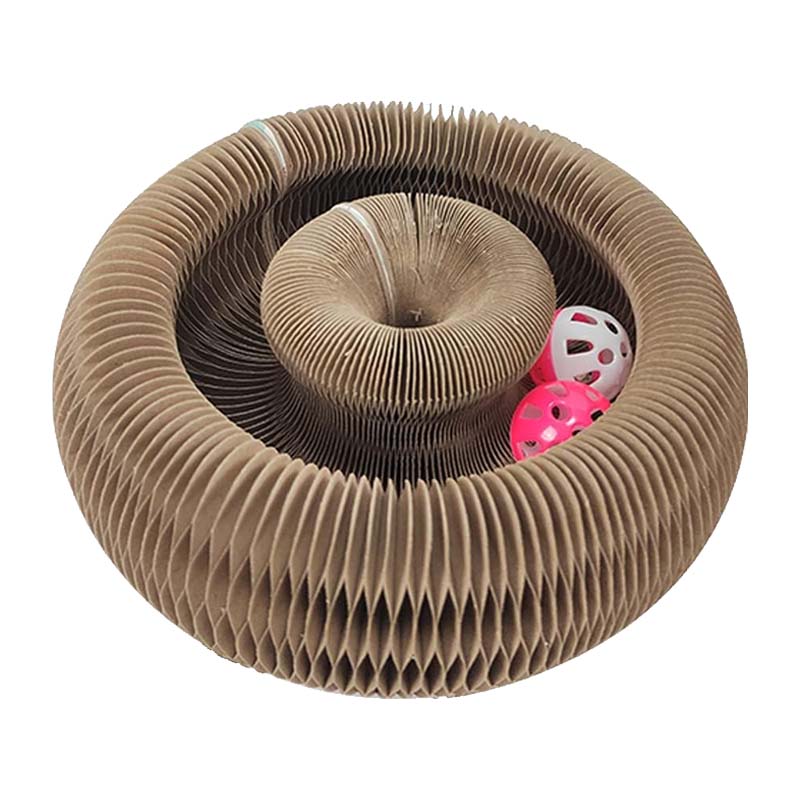 Klösleksak katt – bollbana & vikbar design