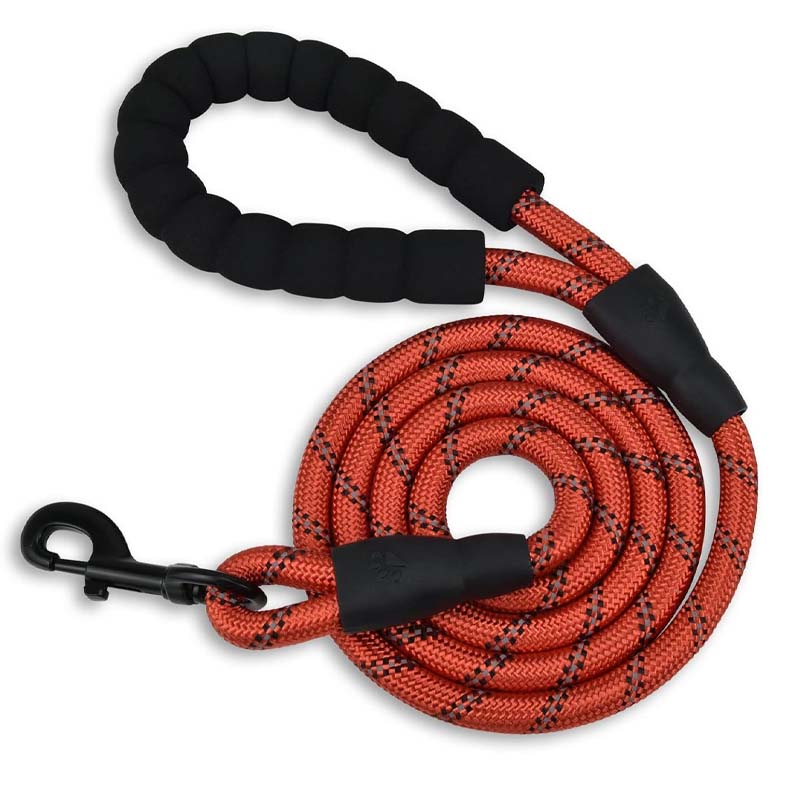 Koppel med reflex – slitstarkt & säkert i mörker Röd