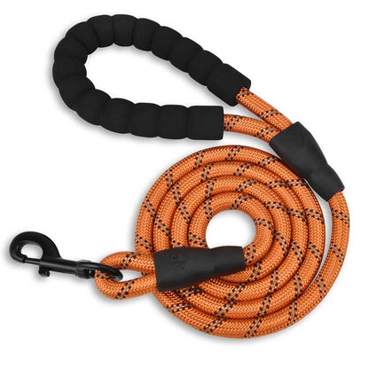 Koppel med reflex – slitstarkt & säkert i mörker Orange