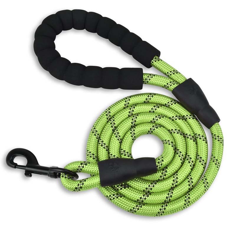 Koppel med reflex – slitstarkt & säkert i mörker Grön