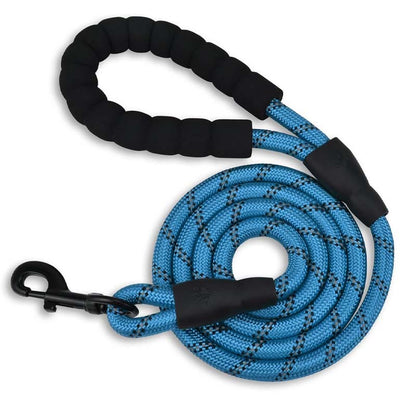 Koppel med reflex – slitstarkt & säkert i mörker Blå