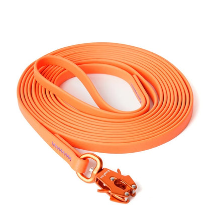 Långt hundkoppel – träning & utomhuslek Orange