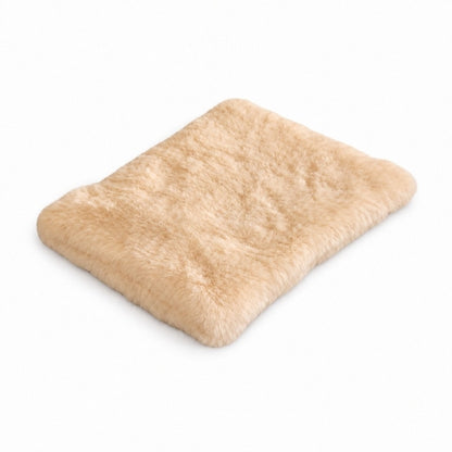 Mjuk bäddmatta för kanin och smådjur Beige
