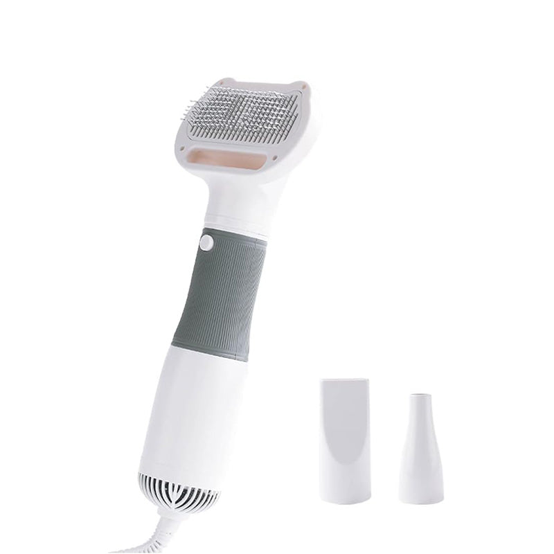 Pälsfön för hund och katt – torkar & vårdar pälsen Grå