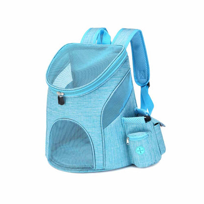 Ryggsäck för katt och hund – transportväska för husdjur Blå