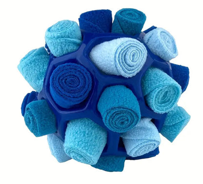 Snuffelboll för hund – aktivering & nosarbete Blå