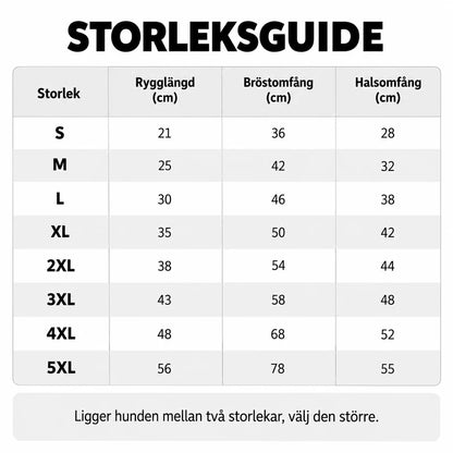 Hundjacka leopard fjäril – varm, vattentät & med D-ring