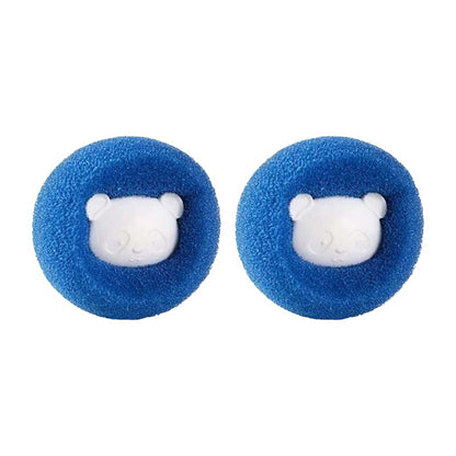 Tvättboll hårborttagare – Fångar hår i tvätten Blå 2-pack