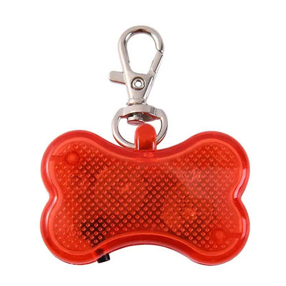 LED-lampa för hundhalsband – hundlampa Röd