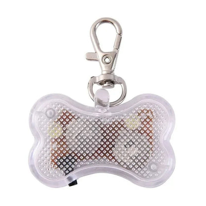 LED-lampa för hundhalsband – hundlampa Vit