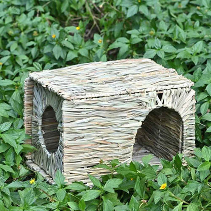 Gräshus för kanin och smådjur - gömställe och viloplats