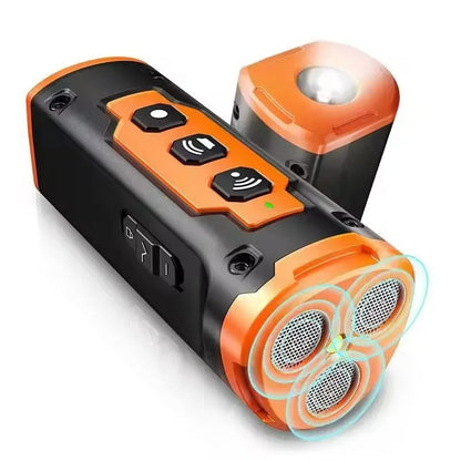 Hundträningsenhet med ultraljud och ficklampa Orange
